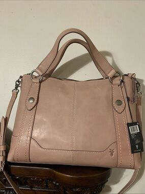 Frye Dusty Blush Leather Satchel